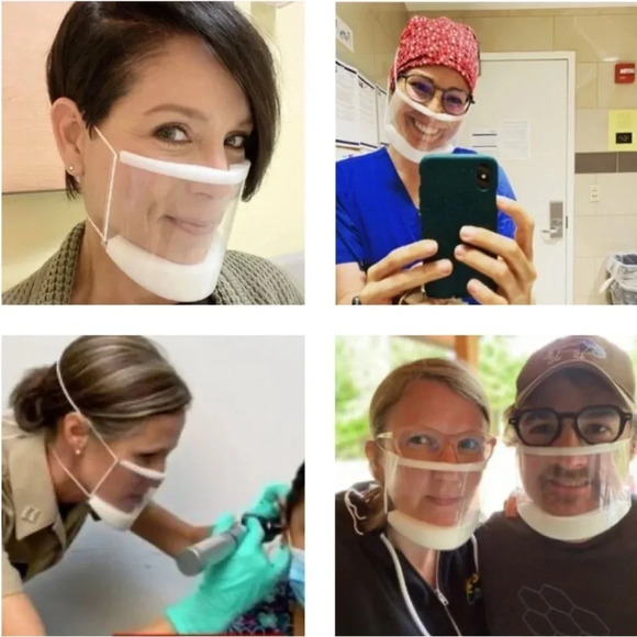 Transparent Face Mask by Clearmask EZ-Adjuster Box of 24- Multiple Available! - Picture 6 of 14